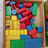 Construction game Holz-Baukasten, 1960