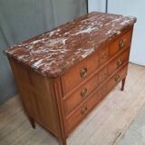 18th century veneer chest of drawers