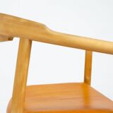 Fauteuil PP208 de Hans Wegner pour PP Møbler (Danemark, années 1970).