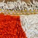 Moroccan carpet blessed ouarain orange yellow pink modern