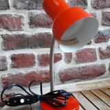 Red desk lamp "veb narva" made in ddr 70's