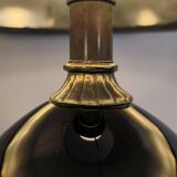Very beautiful large 1970's egg lamp Le Dauphin in Murano glass and brass
