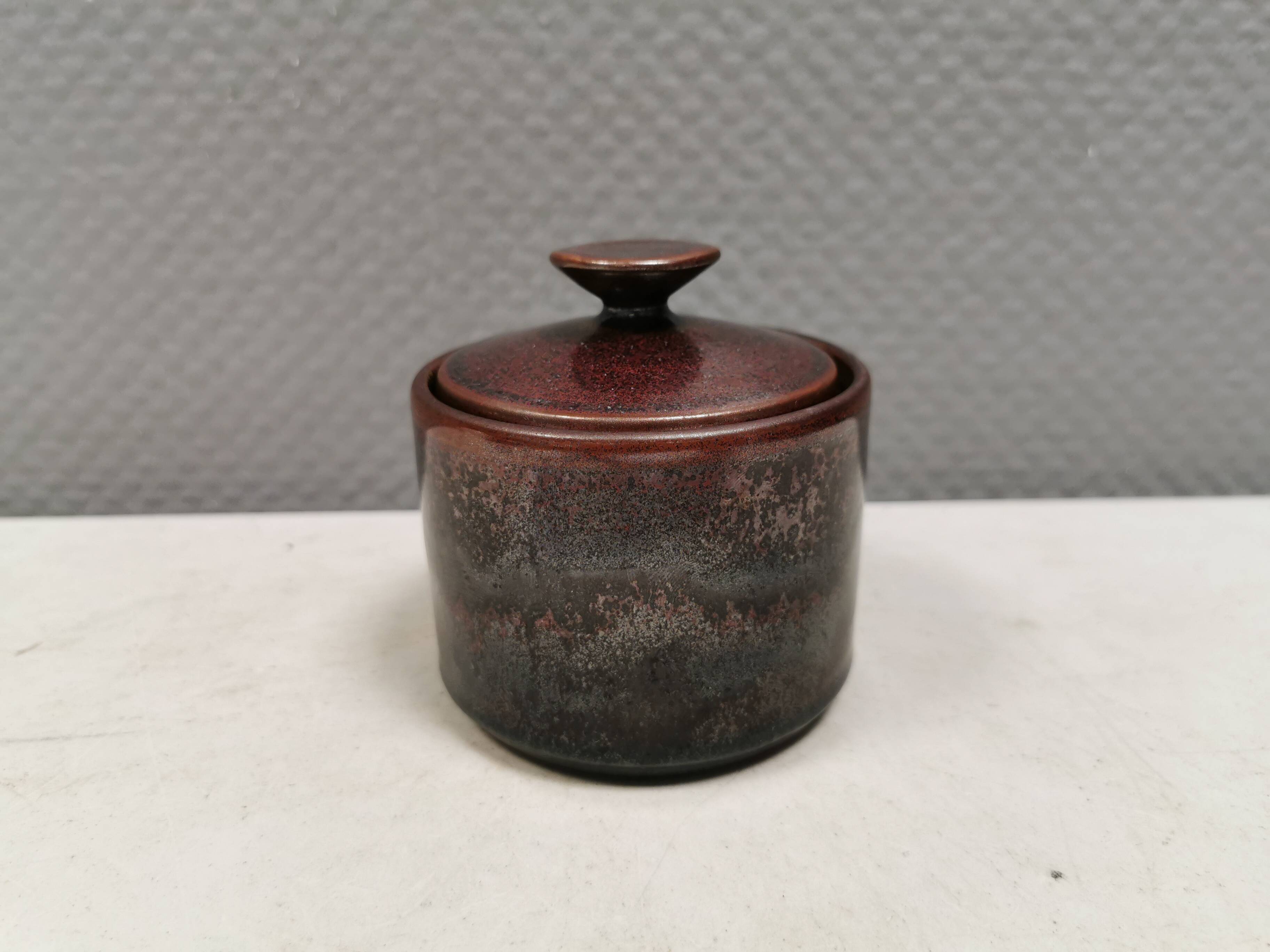Ceramic sugar bowl with lid by Danish Desiree, 1970s.