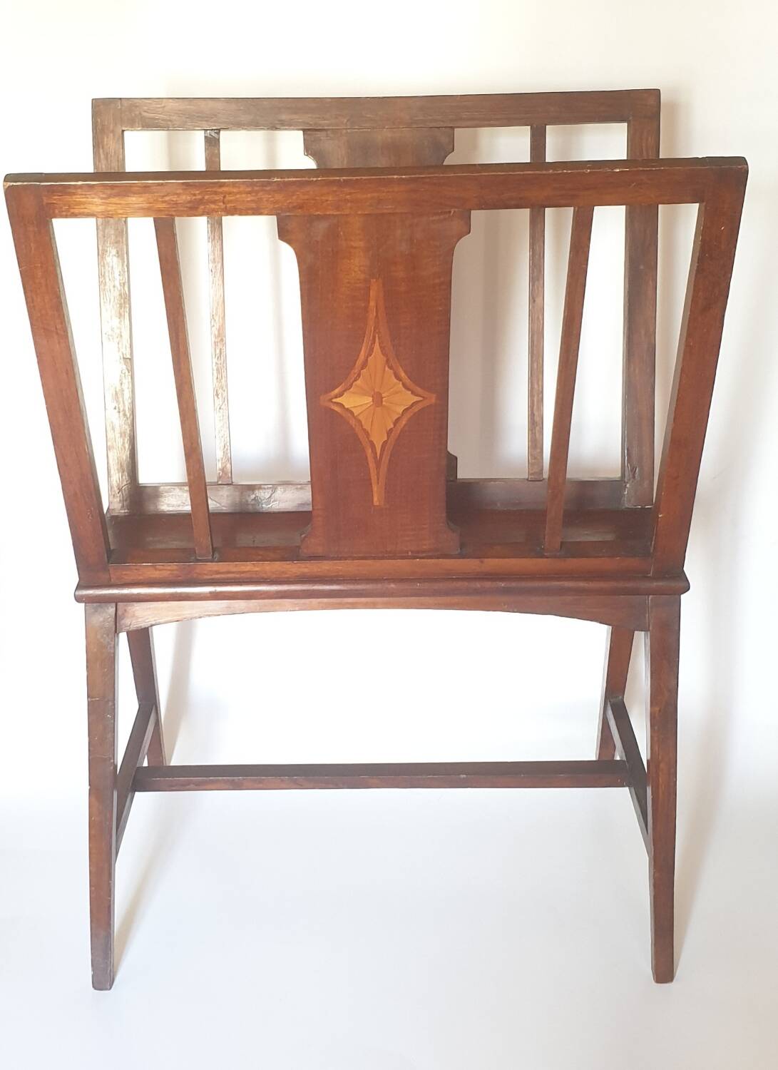 Porte revue ou partition en bois marqueté début XXe