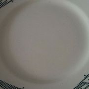 Flat plate in earthenware marked PB Limoges model Henri early XXth
