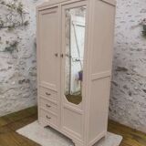 Beige art deco wardrobe