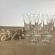 Vintage champagne flutes