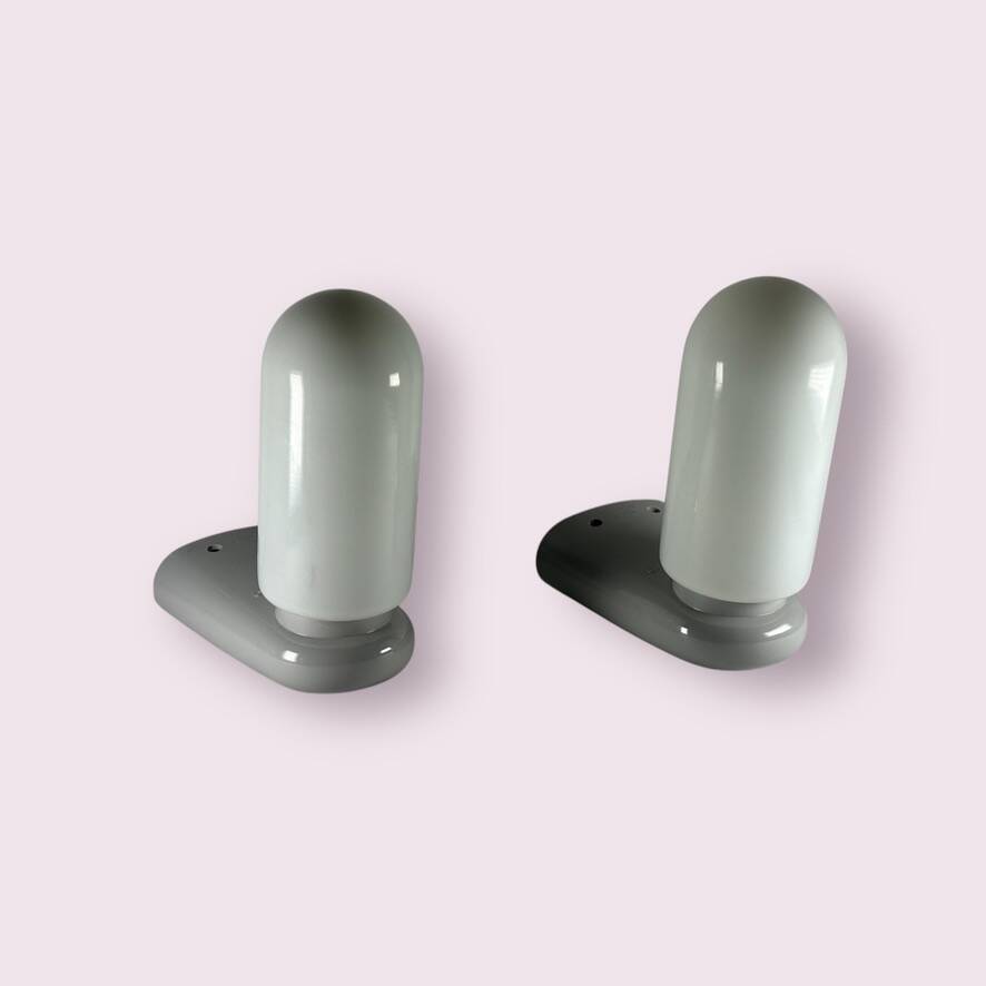 Dietsche grey wall lights Germany Bathroom 1980 x2