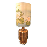Copper and silk lamp, 1970