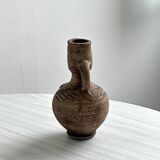 Ceramic woman face vase pitcher.