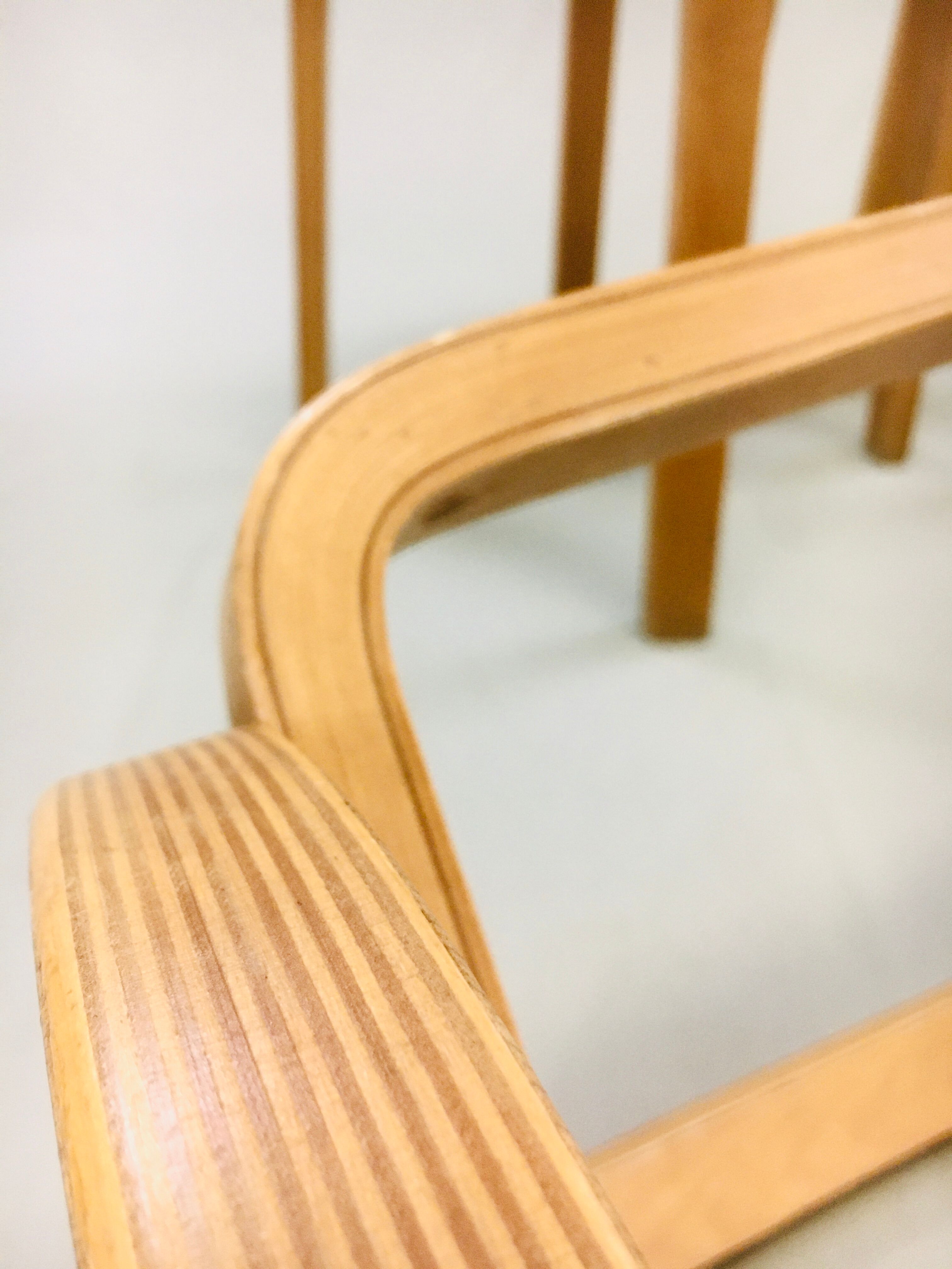 Suite of 3 Alvar Aalto stools for Artek