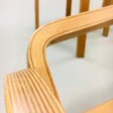 Suite of 3 Alvar Aalto stools for Artek