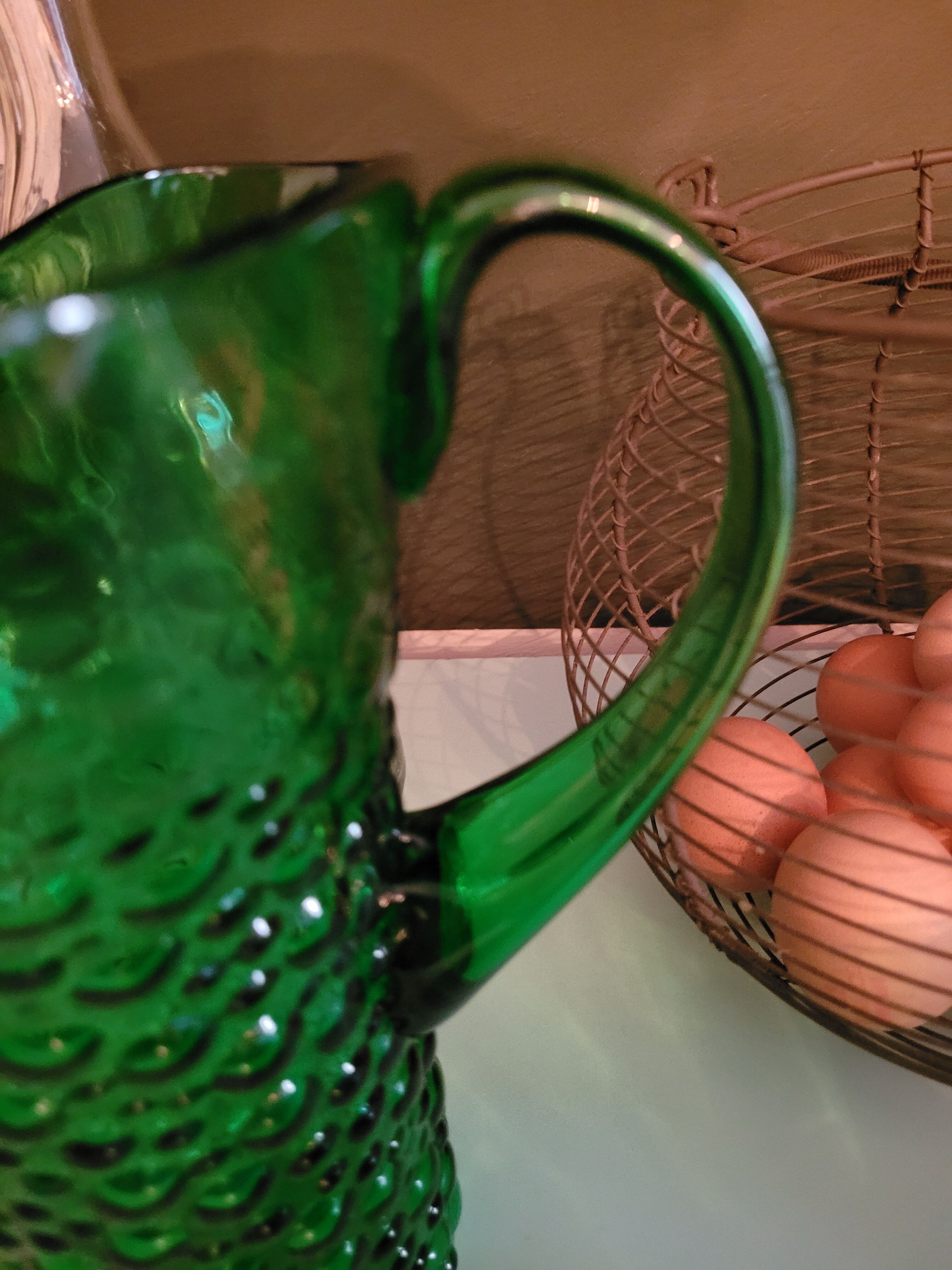 Pichet en verre italien 1960