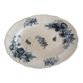 Oval iron earth dish