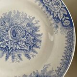 Set of 2 St Amand ironstone plates, Jardinière model