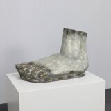 Decorative object sculpture large foot, 1960s