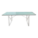 Moment glass and metal table by Niels Gammelgaard for Ikea