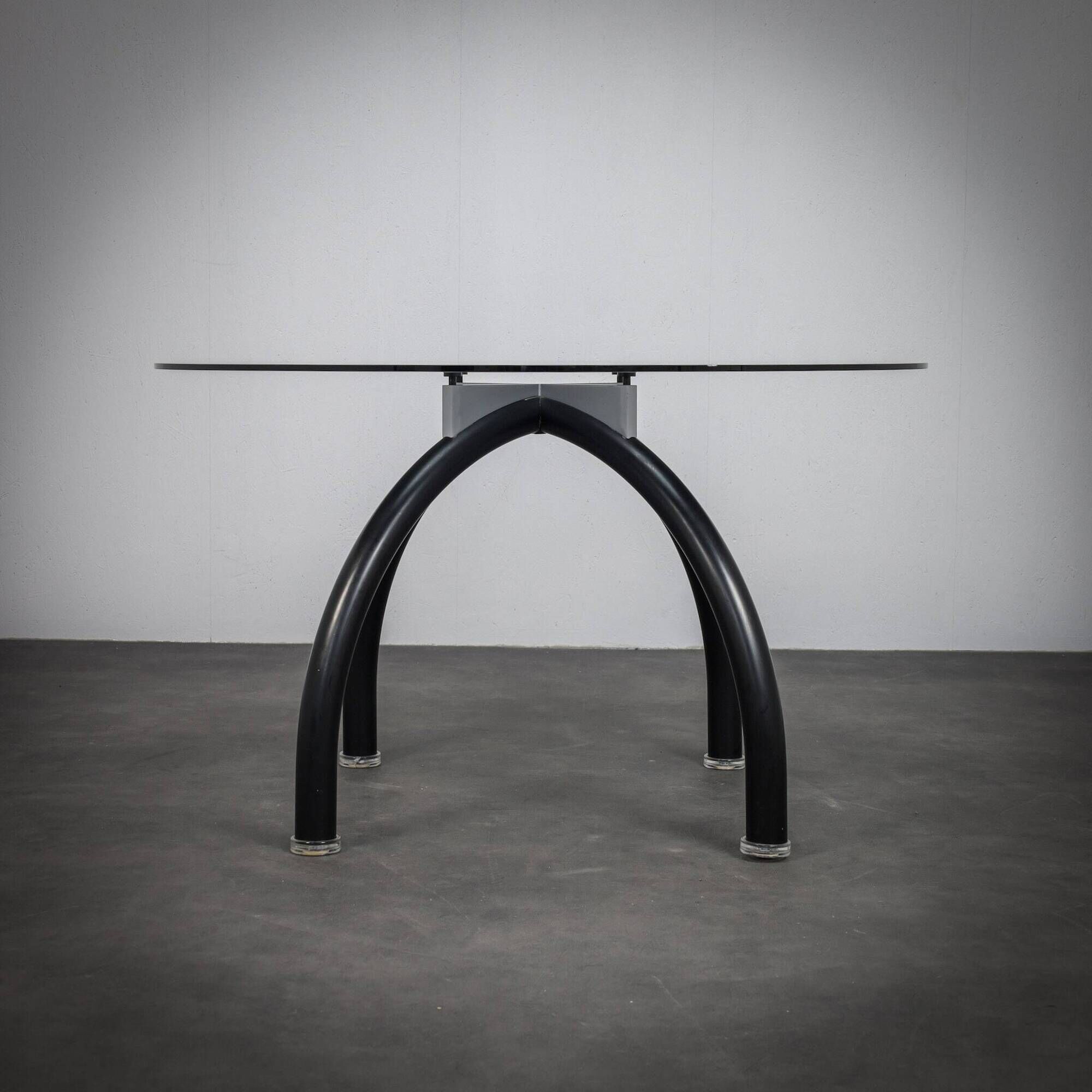 Postmodern Spider dining table by Ettore Sottsass for Knoll International, Italy, 1980s