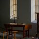 Scandinavian extendable table for writing or dining with a drawer, early 20th century.