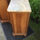 Tables de chevets vintage art deco en noyer