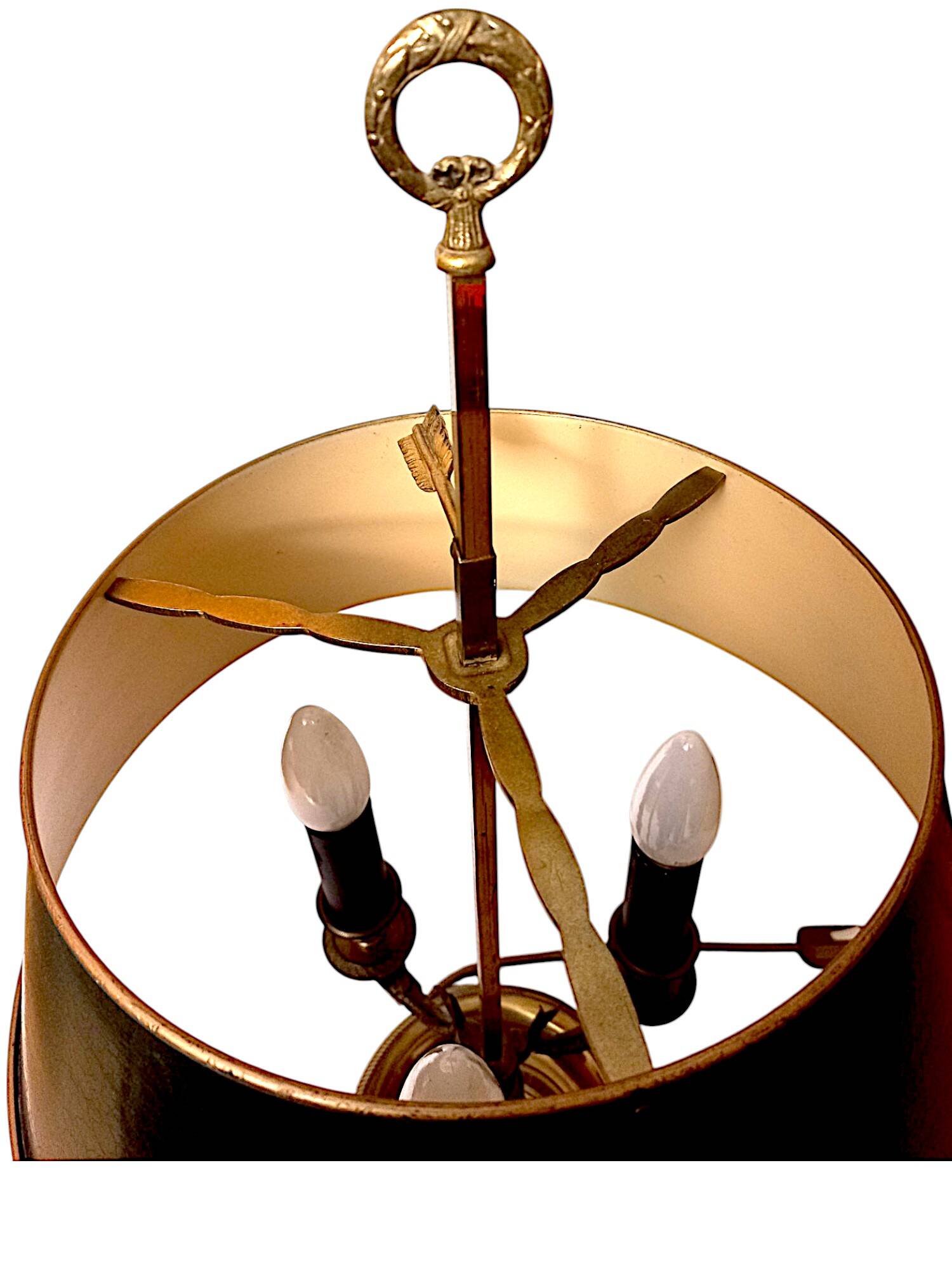 Empire bronze hot water bottle lamp