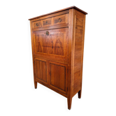 Secretary from the Louis XVI period in marquetry and walnut – 18th century (shadow)