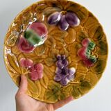 Sarreguemines round serving dish.
