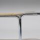 Marble and Tubular Metal Coffee Table, 1970s