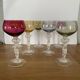 7 verres à vin en cristal de bayel modèle Venus