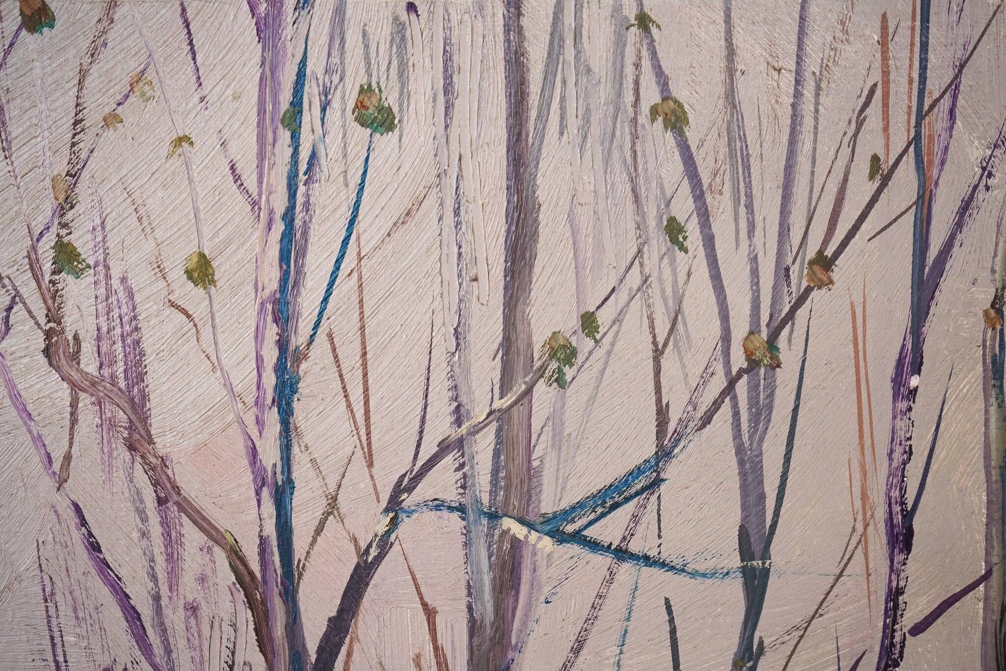 Paysage postimpressionniste - Huile sur toile