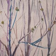 Paysage postimpressionniste - Huile sur toile