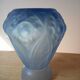 Vase à jacinthe bleu