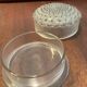 Lalique Cactus perfume bottle and powder box set