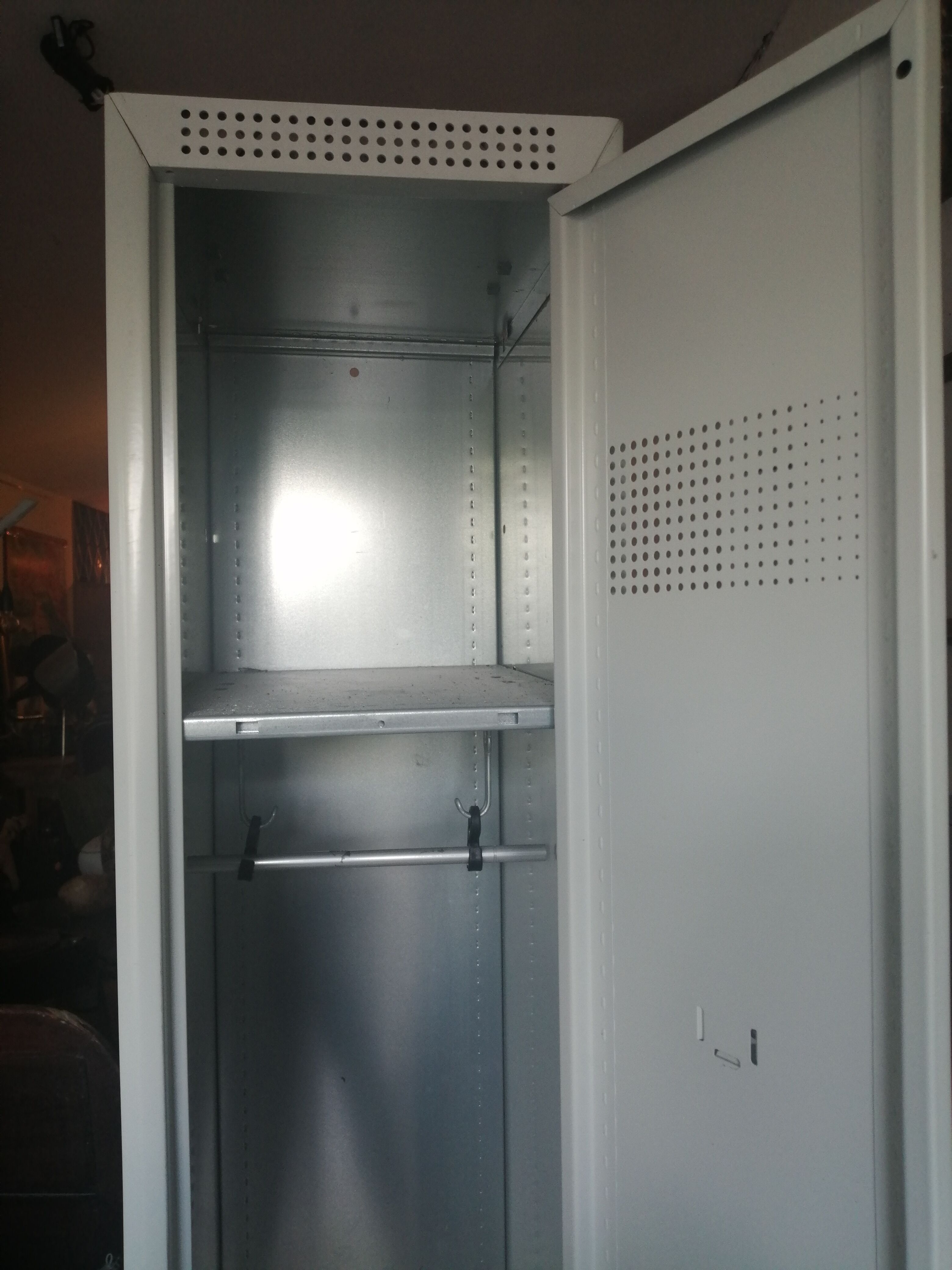 Metal wardrobe