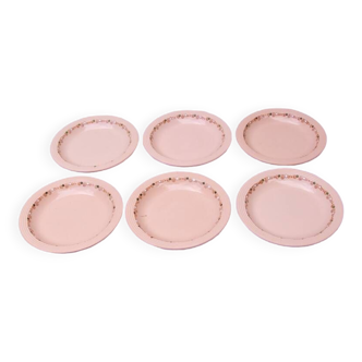 6 Betty Longwy soup plates