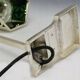 Art Nouveau silver-plated desk lamp, early 20th century
