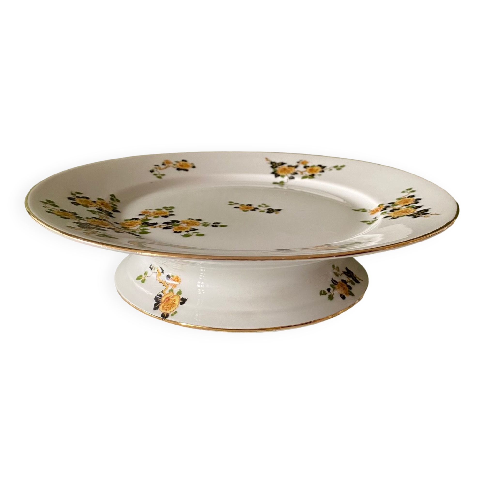 Cake dish, F. Legrand & Cie, Limoges, ca 1920
