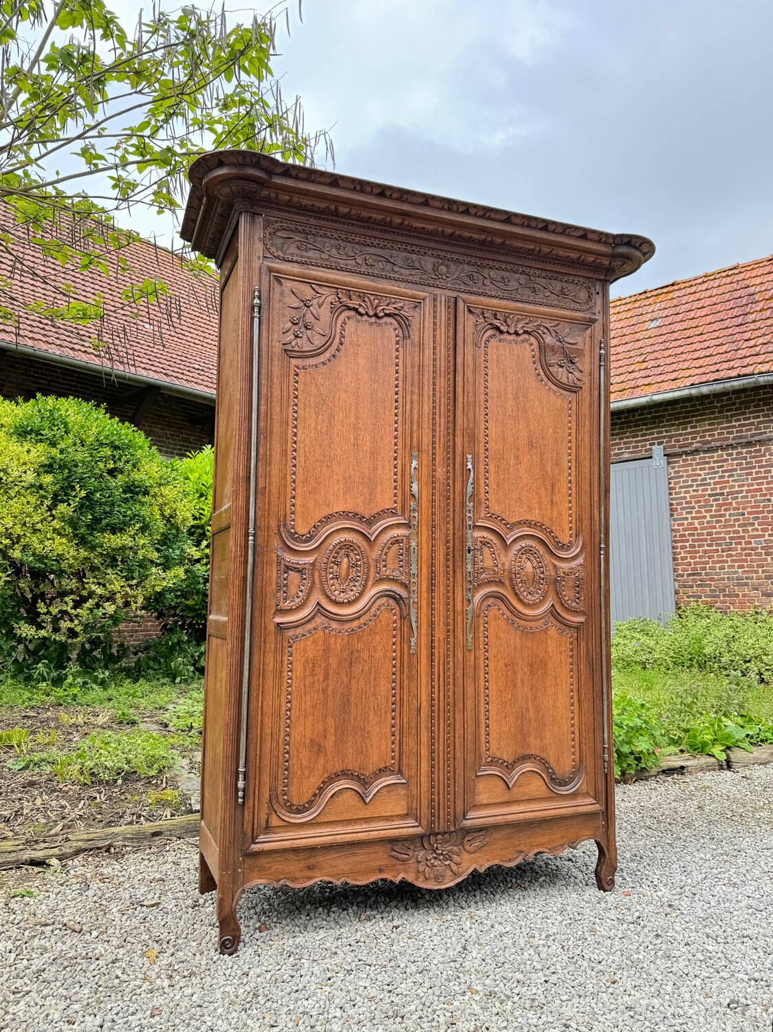 Norman Oak Wardrobe XVIII Eme Century