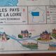 Educational map Brittany and Vendée Pays de la Loire Castles of the Loire
