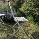 Paire d'anciennes chaises de jardin