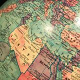 Cardboard globe from the 70s