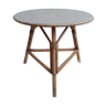 Guéridon petite table d'appoint rotin