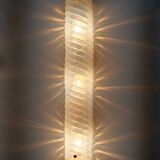 Modern Italian Murano Glass Iridescent Milk Wall Sconces, 80s