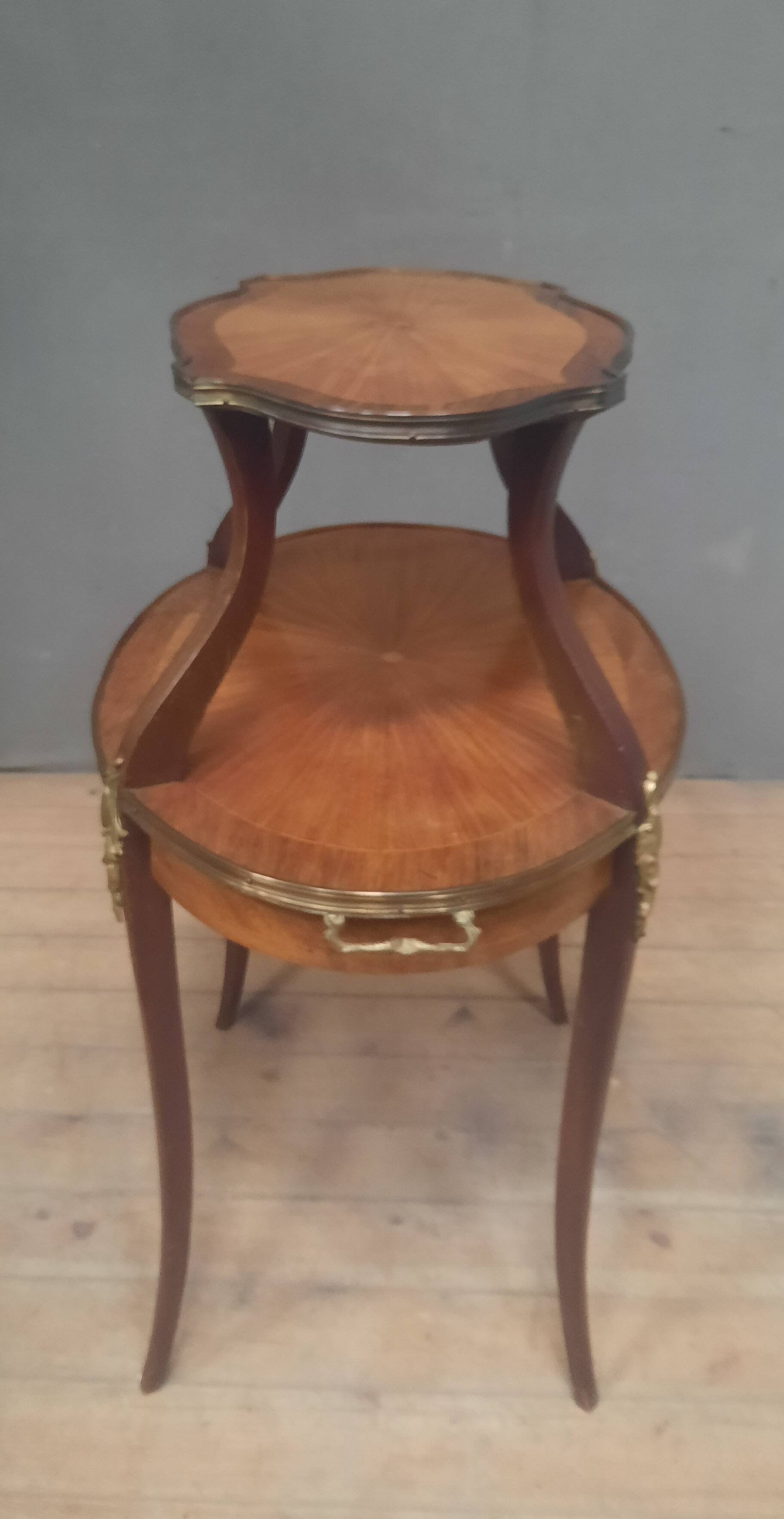 Two-tier dessert stand, 1900 Louis XV style.