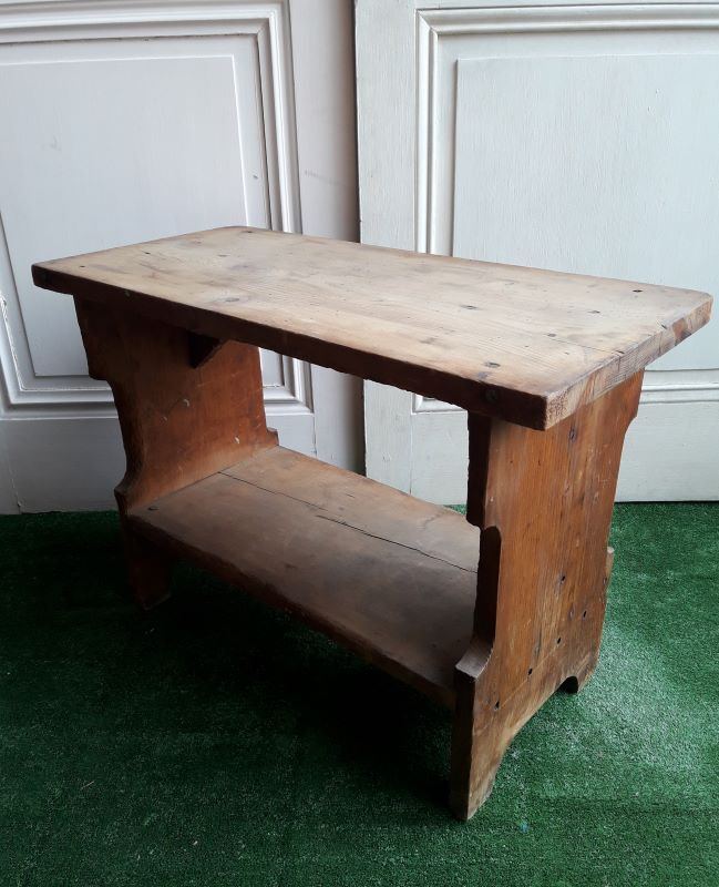65cm foot rest set, rustic folk art XX