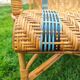 Fauteuil en rotin 60s