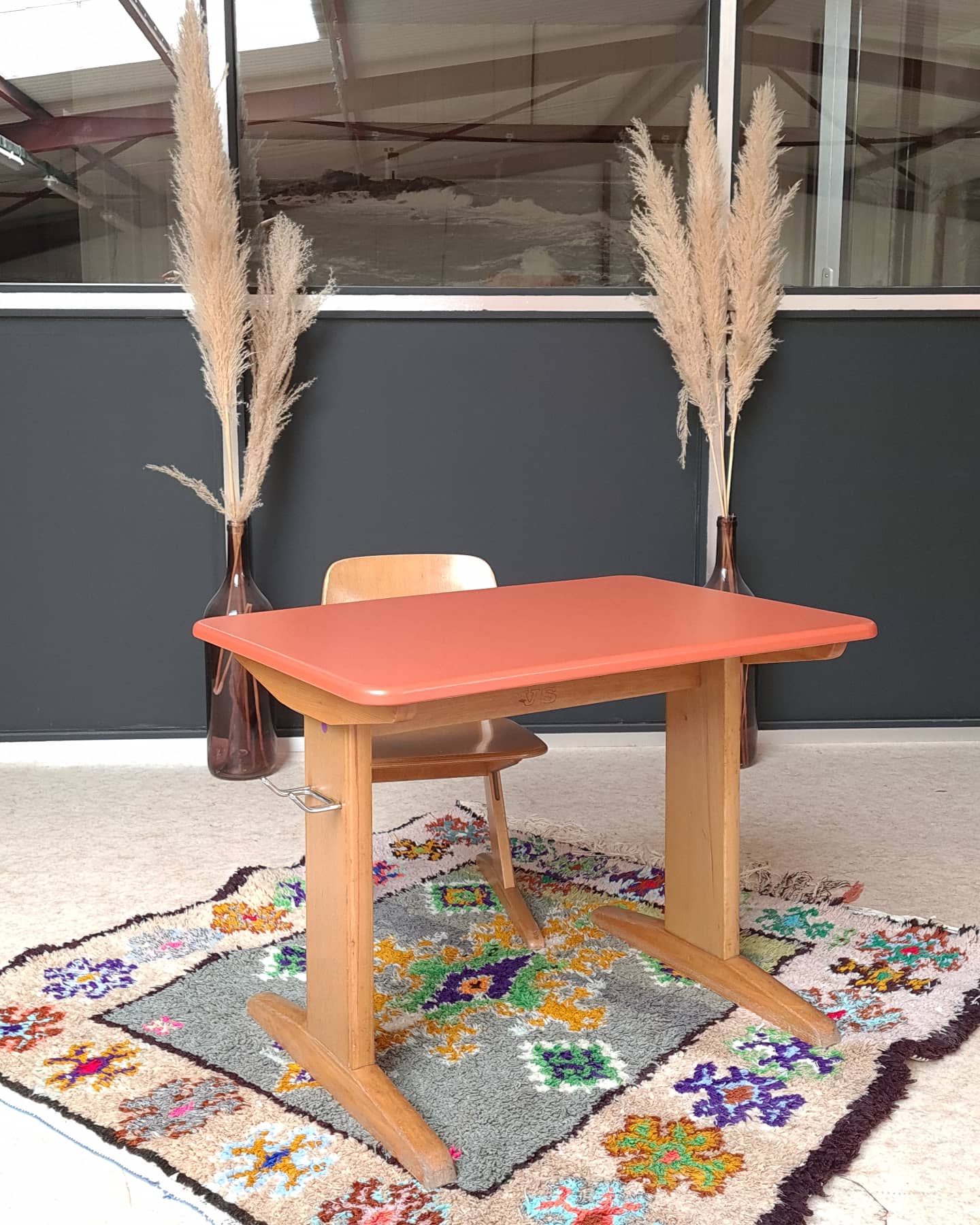 Vintage desk and children's chair casala/vs