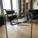 Lot de 2 Fauteuils cuir noir inspiration Wassily