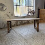 1950s pine farmhouse table 220cm
