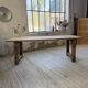 Table de ferme travail pin 1950 220cm